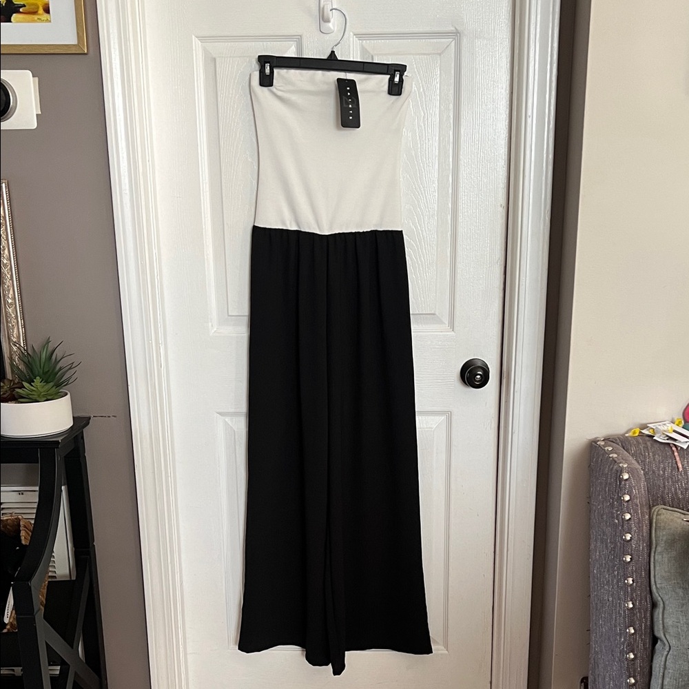 Sophisticated Two-Tone Jumpsuit